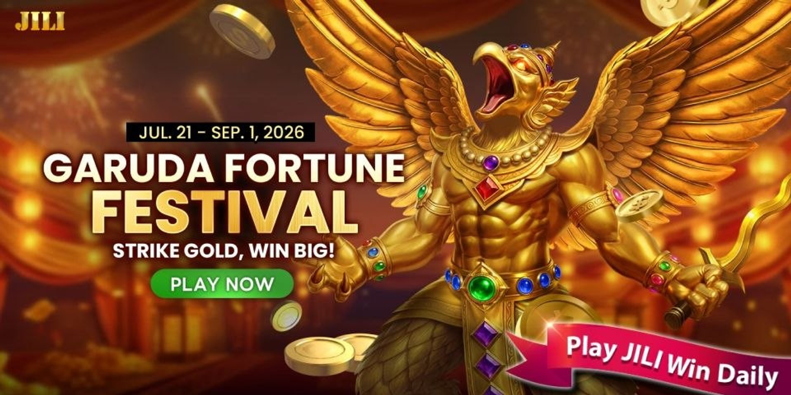 Garuda Fortune Festival seasonal event banner for 711CUCI