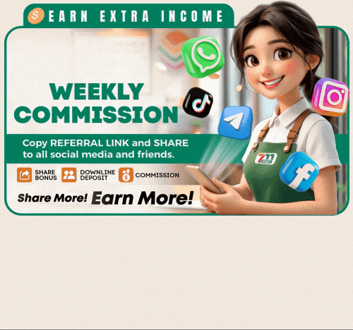 711CUCI weekly commission referral earn extra income campaign